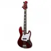 Lakland Skyline 44-60 Custom Candy Apple Red Gloss elektrische basgita...
