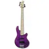Lakland 55-02 Deluxe Translucent Purple Gloss Quilted Maple Top 5-snar...