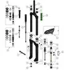 Dvo Garde-boue Avant Onyx 38 D1/d2/wp Ref 8