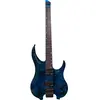 Legator G6SS Ghost 6 Super Shred Blue Burl headless elektrische gitaar