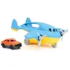 GREENTOYS - Frachtflugzeug blau mit Auto