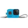Housse et cordon GoPro Bleu Azur pour HERO8 Black