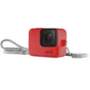 Housse et cordon Rouge écarlate GoPro Pour Hero8 Noir