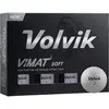 Lots de 12 balles de golf Volvik Vimat - blanc