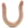Dr Skin - Dr. Skin Plus 16,5  Buigzame Dubbele Dildo Beige
