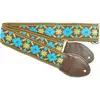 Souldier Tulip - Turquoise/Gold gitaarband