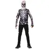 RUBIE'S Déguisement Fortnite Top et Cagoule Ado Skull Trooper Taille XL