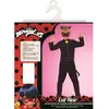 RUBIE'S - MIRACULOUS officiel -Déguisement classique Miraculous Chat Noir 9-10 ans