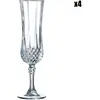 CRISTAL D'ARQUES 4 flûtes 12 cl