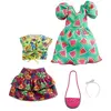 Set de 2 tenues Barbie avec accessoires