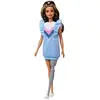 Barbie Fashionista Poupée brune avec jambe prothétique (Mattel FXL54)