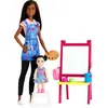 Mattel Barbie Poupée You Can Be Anything : Professeur D'art 30 Cm