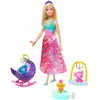 Barbie Dreamtopia Speelset Fee - Prinses met Honey & Baby Draakjes