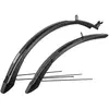 N+A M-Wave Ensemble de garde-boue unisexe MUD MAX F+R ADJ S pour 20-24" Noir