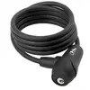 Spirale de câble M-WAVE 1800 x 12 mm - Noir
