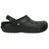 Crocs - Classic Lined Clog - Unisex Sandaal - 46 - 47 - Zwart