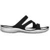 Crocs - Swiftwater Sandal Women - Dames Sandaal - 41 - 42 - Zwart