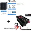 ALLONSCD 6000W 12V-110V Onduleur + Kit de panneaux solaires Générateur...