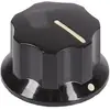Fender Deluxe Jazz Bass Upper Concentric Knob, Black - Gitaaronderdeel