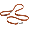 Company of Animals Laisse éducative HALTI - 7 Fonctions Conçues pour vous aider a Éduquer et Promener votre Chien, Laisse de Dressage de Chien à Double Extrémité pour Chiens et Chiots (Taille L, Orange Brûlé, 2m)