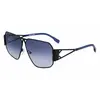 Lunettes de soleil - KARL LAGERFELD - KL339S - Métal - Gris - Noir - UV 100%