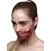 Vegaoo GHOULISH - Nepwond met zichtbare tanden voor volwassenen