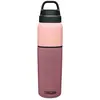 Gourde en acier inoxydable isotherme Camelbak Multibev Rose 650/470 ml