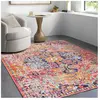 LIVABLISS Tapis de Salon à Poils Courts Doux Vintage Oriental LOU 120x...