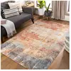 Tapis Extérieur Terrasse Salon Cuisine Abstrait Moderne Rouge et Bleu 160 x 213 cm - Surya