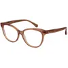 MaxMara Lunettes Femme, Rose brillant, 54/15/140