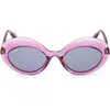 MAX &CO MO0080 Lunettes, Shiny Pink, 52/21/140 pour femme, Rose brillant, 52/21/140