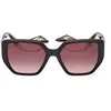 GUESS Lunettes pour femme, Noir brillant, 55/18/140