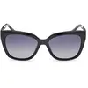 Guess Gu7878 Lunettes de soleil pour femme Noir brillant Taille 55/16/140