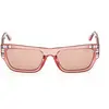 Lunettes de soleil femme en acétate de forme rectangulaire GU7902 Guess-rose