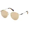 adidas Lunettes unisexe pour adultes, Doré profond brillant, 54/19/150