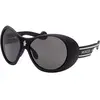 Lunettes de soleil - Moncler - ML0148 - Matte Black/Dark Grey - Unisexe - Chic