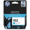 Cartouche d'encre 953 Cyan authentique (F6U12AE) - Pour HP OfficeJet P...