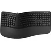 MICROSOFT Clavier Ergonomique Filaire USB - Noir - AZERTY