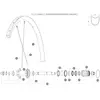 Mavic Rayons Gauches Cosmic Pro Carbon Disc 12 Unités