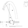 Mavic Rayons Gauches Cosmic Pro Carbon Sl T Disc 2 Unités 279 mm
