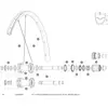 Mavic Rayons Arrière Droits Crossmax Elite/xa Elite 29 12 Unités
