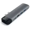 Satechi Hub Pro USB Type-C avec Ethernet et HDMI 4K Gris Sidéral