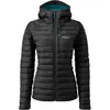 Rab, Femmes, Veste, Veste Microlight Alpine (XS), Noir, XS