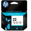 Hp Ink Hewlett Packard HP - 22 - Cartouche d'encre d'origine 3 couleurs - 5 ml (C9352AEABD)