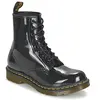 Boots Dr. Martens 1460 W BLACK PATENT LAMPER femme