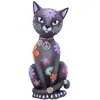 Figurine d'ornement - NEMESIS NOW - Chat Hippie - 26 cm - Noir - Objets décoratifs