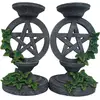Nemesis Now - Aged Pentagram Candlesticks 13.4cm