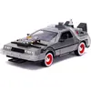 JADA TOYS Réplique Retour Vers Le Futur 3 - Delorean Time Machine Hollywood Rides 1/24 Métal