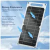 MOOHOP 6W Panneau Solaire, Portable Extérieur IP65 Panneau Solaire Étanche Mobile Power Charger-pour  camping-car, bateau
