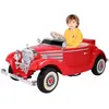 Voiture électrique rétro pour enfants - ORYXEARTH - Rouge - Batterie 1...